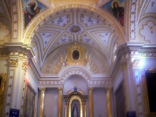 Paseo por Mexico Inside of the Parish of Our Lady of the Assumption in Tecamachalco