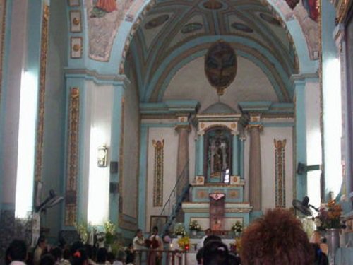 Paseo por Mexico Inside of the Parish Church of San Juan Bautista in Teotlalco