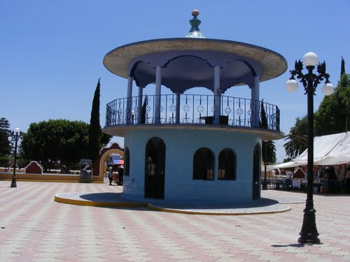 Paseo por Mexico Kiosk of San Hipolito Xochiltenango in Tepeaca