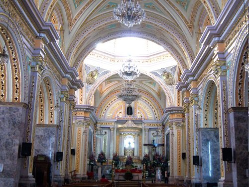 Paseo por Mexico Interior of the Parish of San Francisco (Child Doctor) in Tepeaca