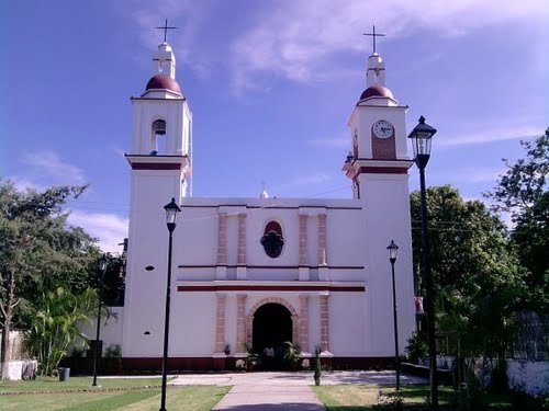 Paseo por Mexico Parish church dedicated to the Virgin of Ocotlán in Tepexco