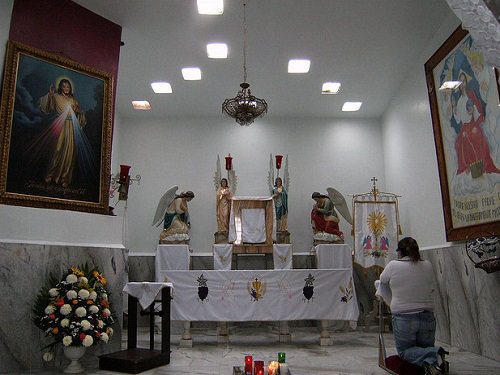 Paseo por Mexico Inside of the Parish of the Immaculate Conception in Tlachichuca