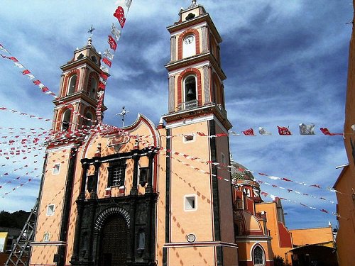 Paseo por Mexico Church of the Holy Cross in Tlacotepec de Benito Juárez