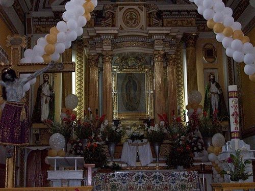 Paseo por Mexico Inside of the Parish Church dedicated to Saint Peter in Tlaltenango