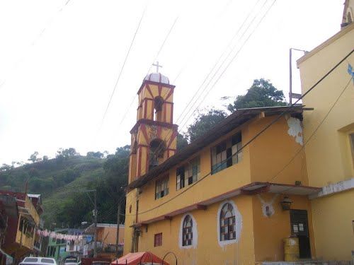 Paseo por Mexico Parish church dedicated to Saint Augustine in Tlaxco