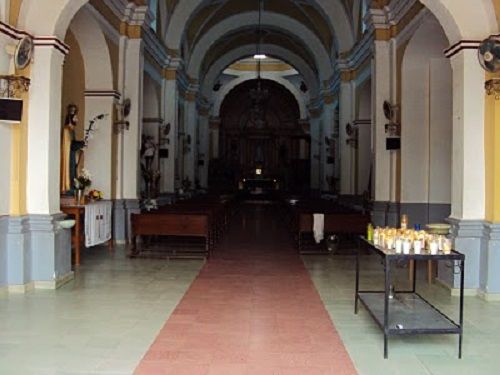 Paseo por Mexico Inside of a temple dedicated to the Lord of Health in Totoltepec de Guerrero