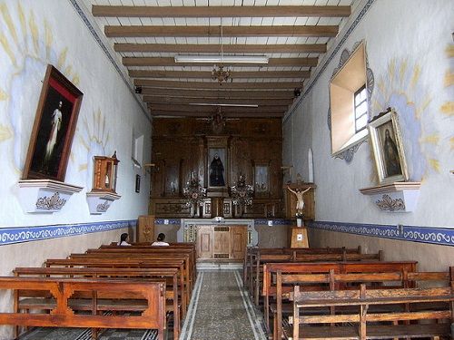 Paseo por Mexico Inside of the Chapel of Santa Gertrudis in Zacapoaxtla