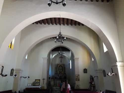 Paseo por Mexico Interior of the Chapel of the Virgin of Balvanera in the town of La Aduana, Álamos